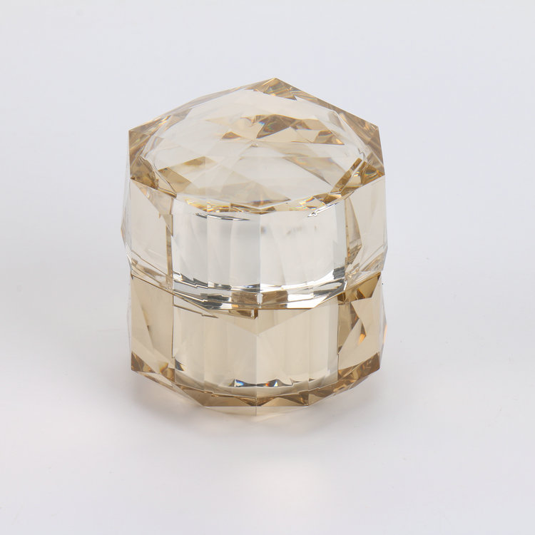 Luxury Diamond Style 15g 30g 50g Skincare Packaging Bottle Cosmetic Face Cream Jars