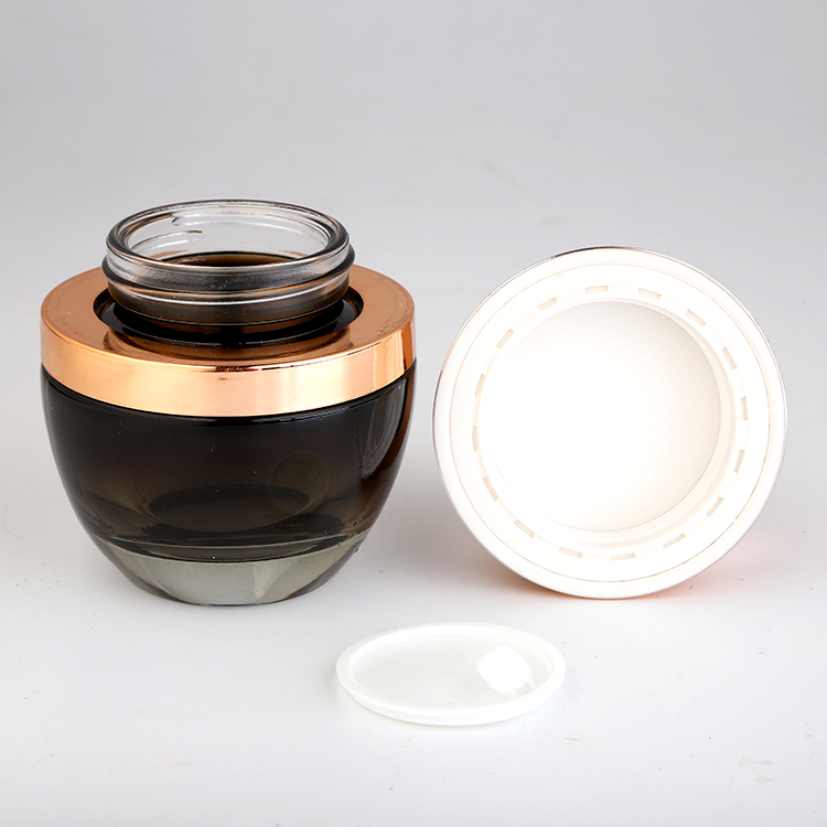 Luxury Eco Friendly 30g 50g Empty Glass Cream Jar