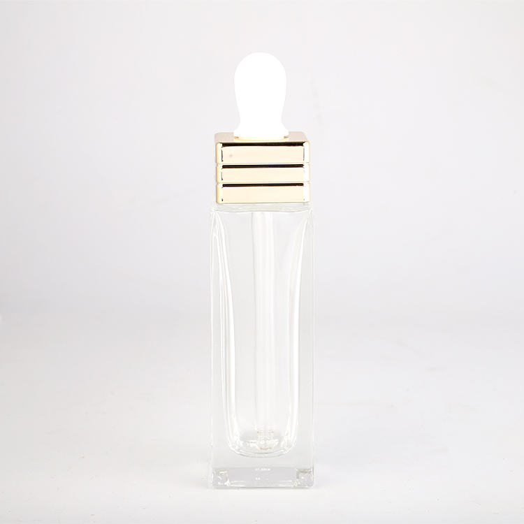 Luxury Eco-friendly Cosmetic Packaging Skincare Cream Lotion Glass Bottle