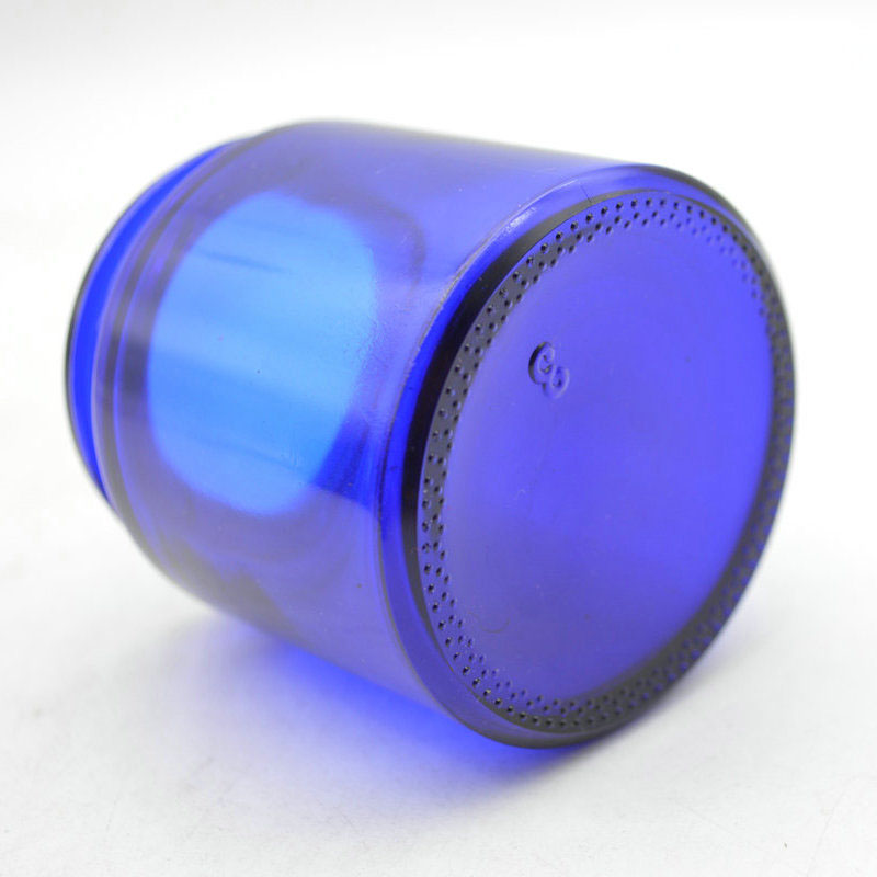Luxury Empty 120ml Cosmetic Containers Cosmetic Packaging Glass Cream Jar with Aluminium lid