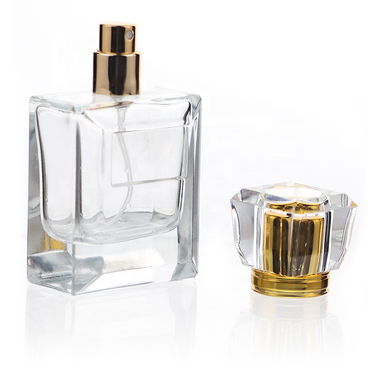 Luxury Empty 50ml Glass Fancy Diamond Perfume Bottles Spray