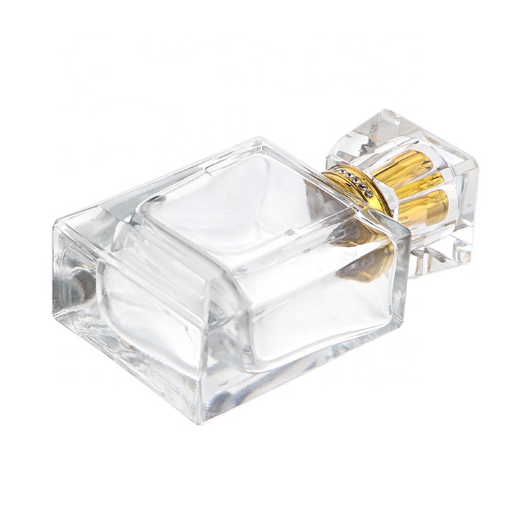 Luxury Empty 50ml Glass Fancy Diamond Perfume Bottles Spray