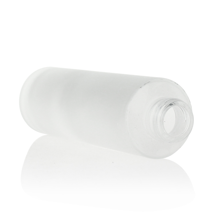 Luxury Empty Blue Glass Cream Jar and Pump Spray Bottle Set Cosmetic Packaging Container