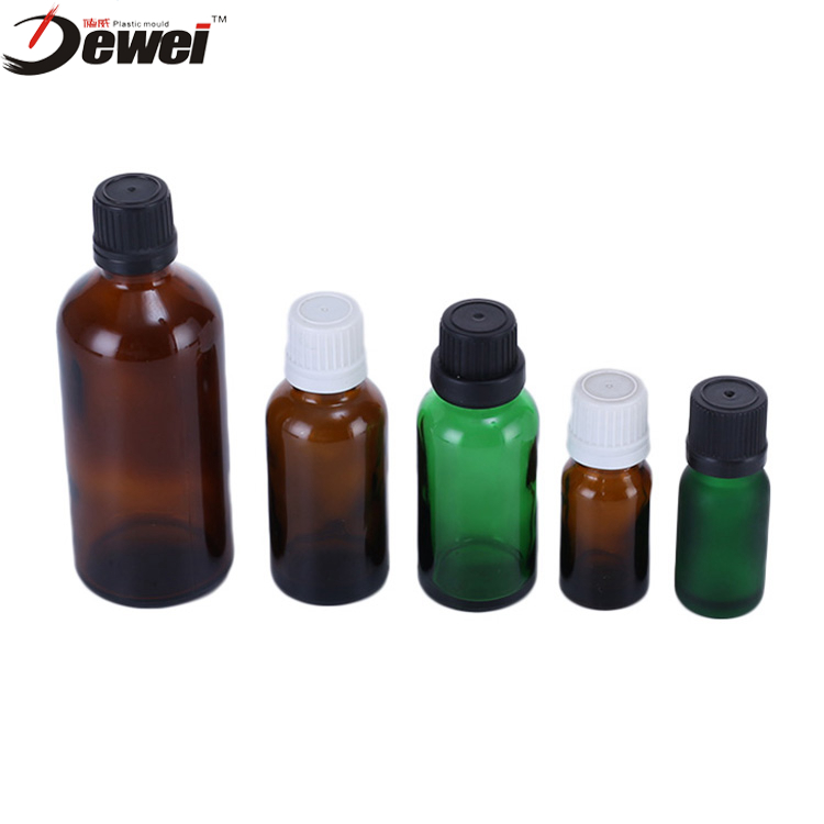 Luxury Empty Clear Essential Oil Serum Dropper Bottle 30Ml Frosted Glass Dropper Bottles With Child Proof Cap