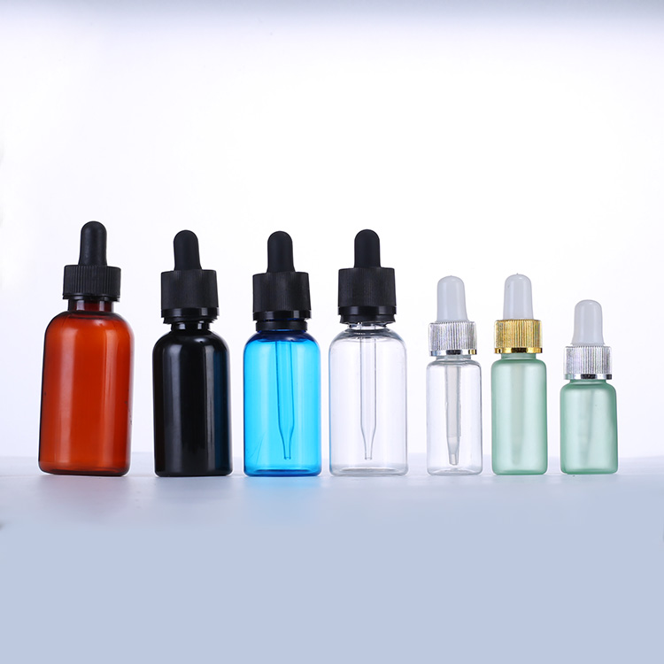 Luxury Empty Clear Essential Oil Serum Dropper Bottle 30Ml Frosted Glass Dropper Bottles With Child Proof Cap