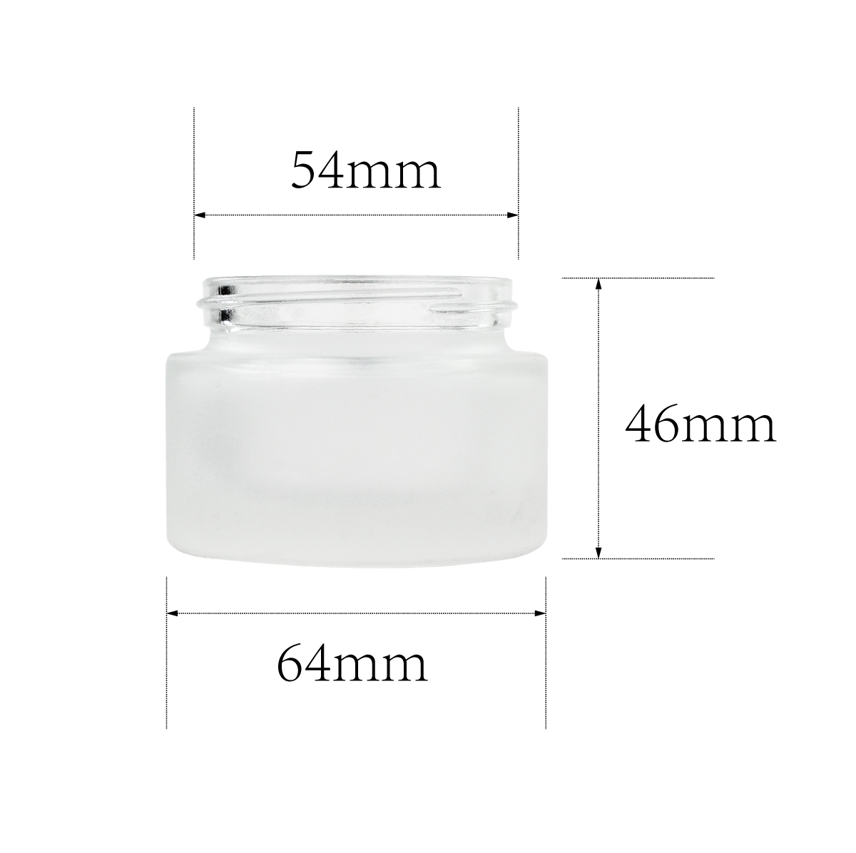 Luxury Empty Glass Cream Jar and Pump Spray Bottle Set Cosmetic Packaging Container