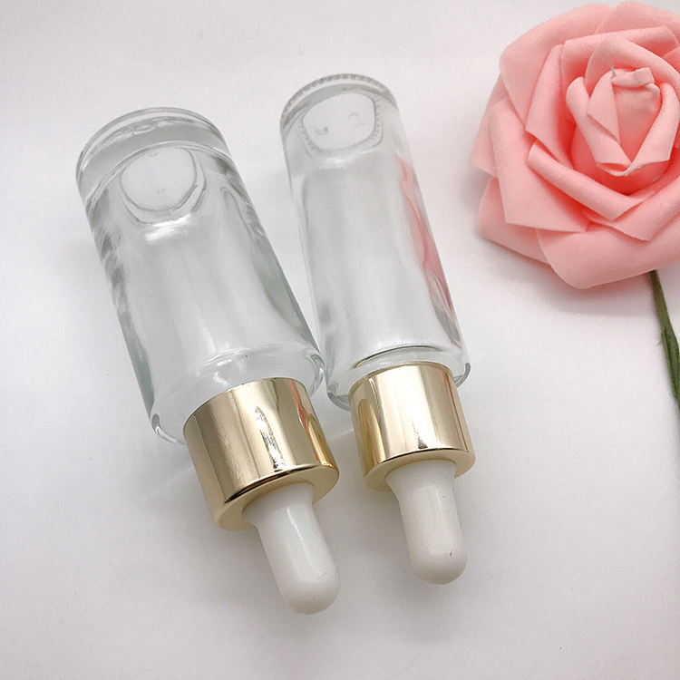 Luxury Empty Glass Serum Essential Oil Dropper Bottle 30Ml 50Ml Glass Bottle