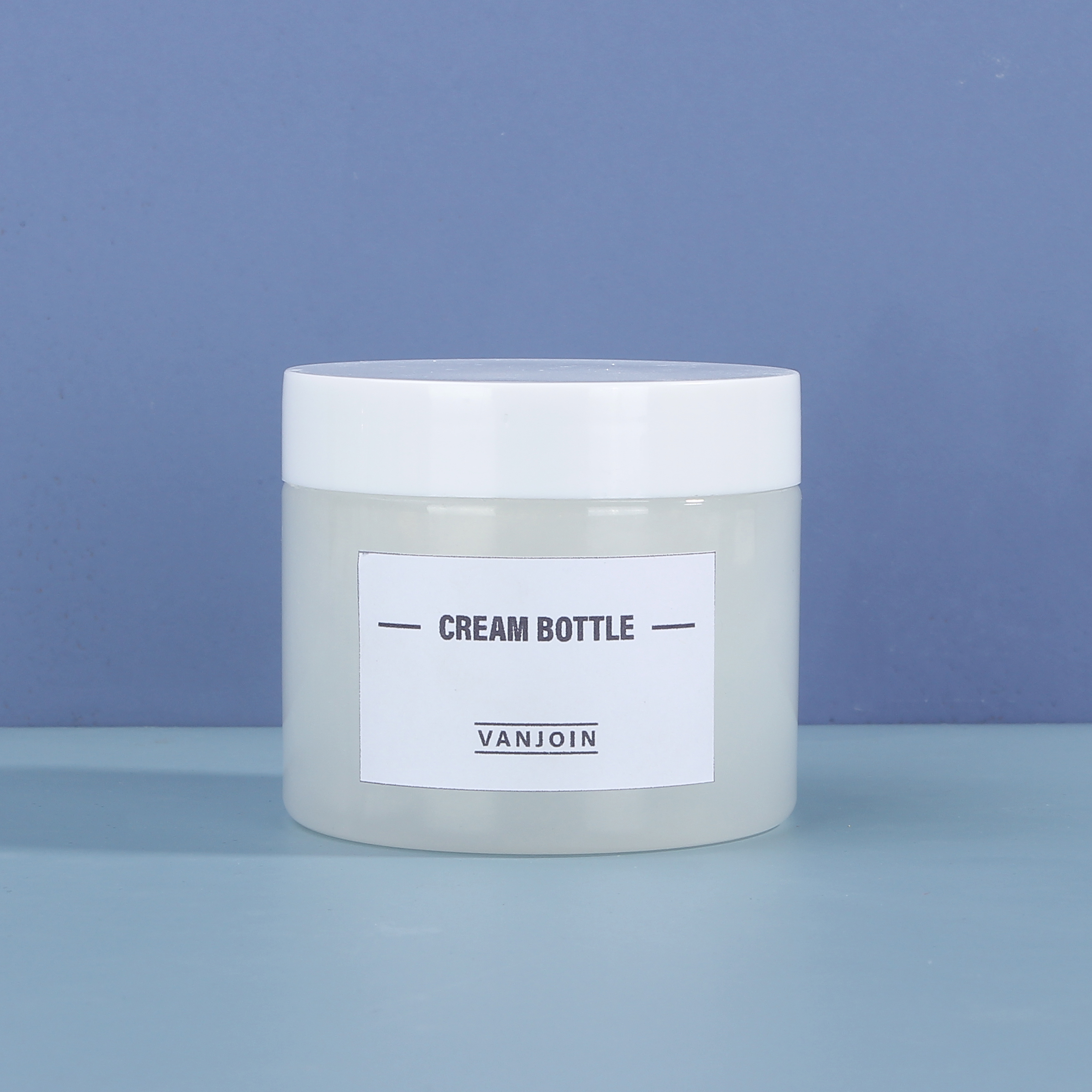 Luxury Empty OEM Cosmetic Containers Biodegradable Cosmetic Packaging Plastic Cream Jar With Screw Cap For Skincare Products