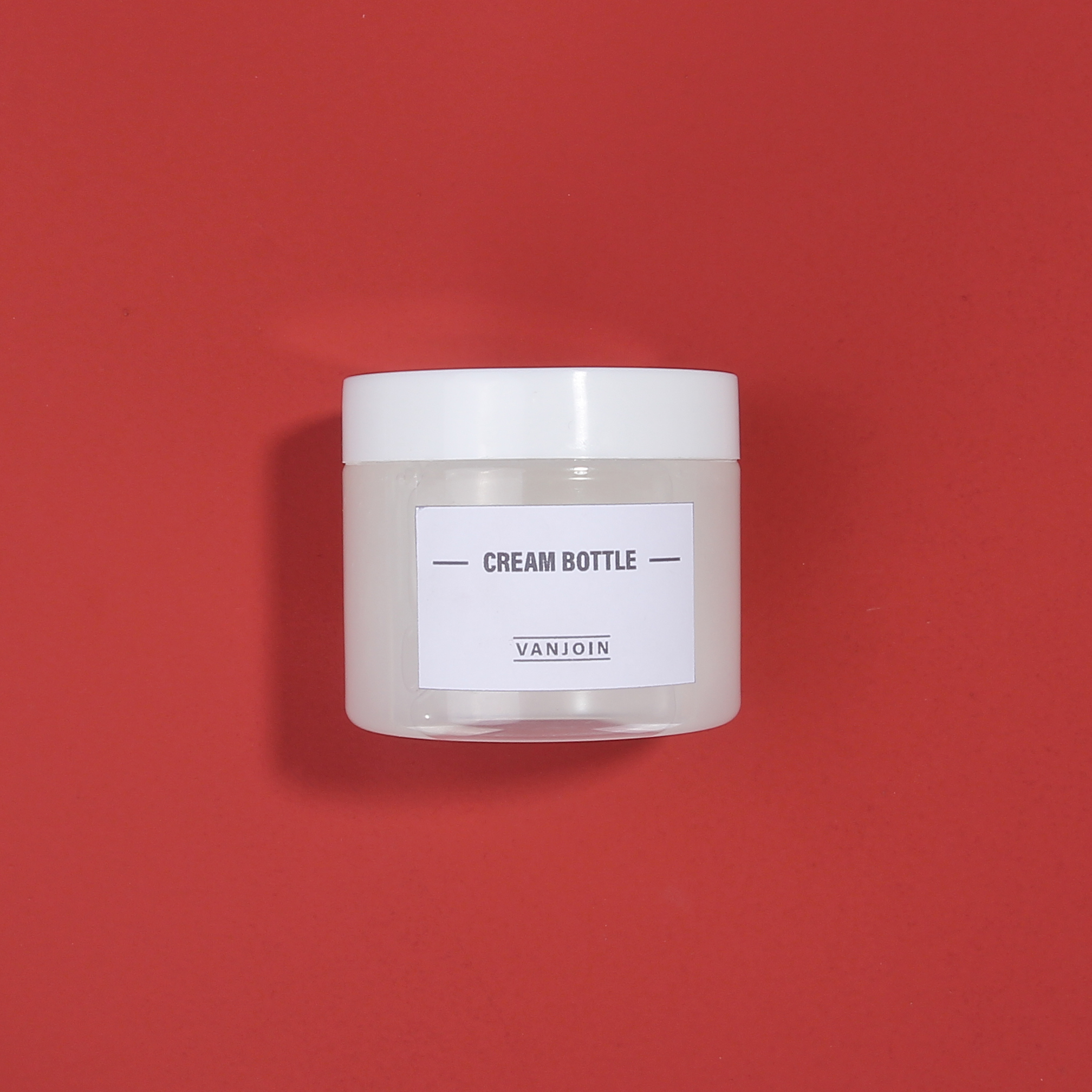 Luxury Empty OEM Cosmetic Containers Biodegradable Cosmetic Packaging Plastic Cream Jar With Screw Cap For Skincare Products