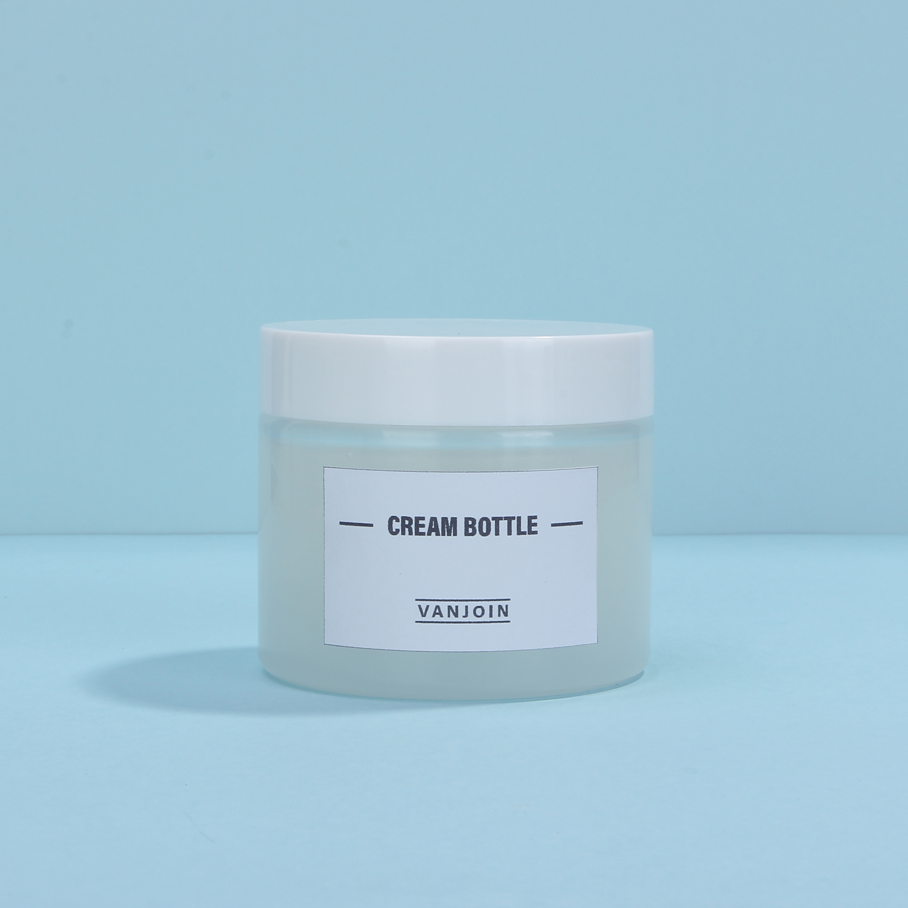 Luxury Empty OEM Cosmetic Containers Biodegradable Cosmetic Packaging Plastic Cream Jar With Screw Cap For Skincare Products