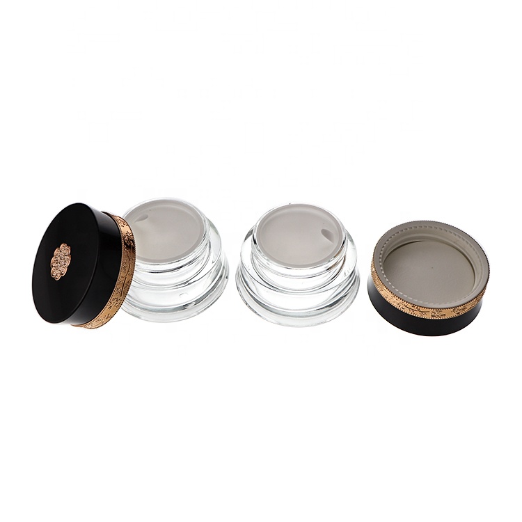 Luxury Face Glass 1oz 30g Cosmetic Cream Jar 50 ml Empty Cosmetic Containers