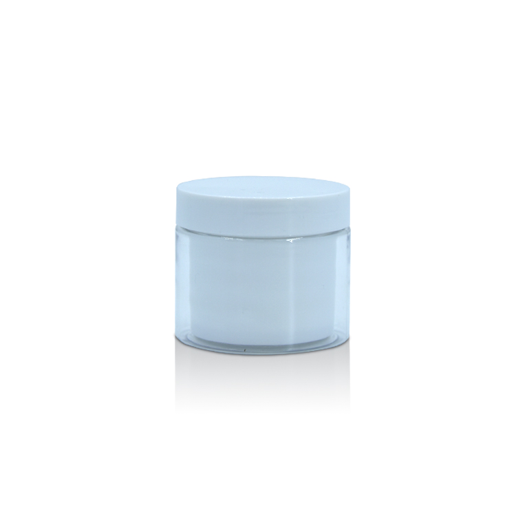 Luxury Factory Wholesale 80ml High Quality Double Wall 100ml Clear Large Plastic Jars for Cream Butter