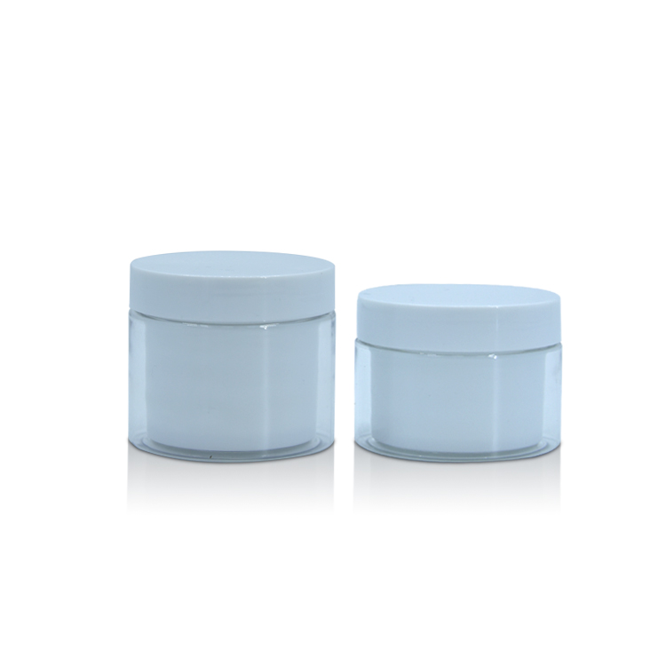 Luxury Factory Wholesale 80ml High Quality Double Wall 100ml Clear Large Plastic Jars for Cream Butter