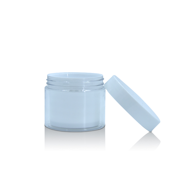 Luxury Factory Wholesale 80ml High Quality Double Wall 100ml Clear Large Plastic Jars for Cream Butter