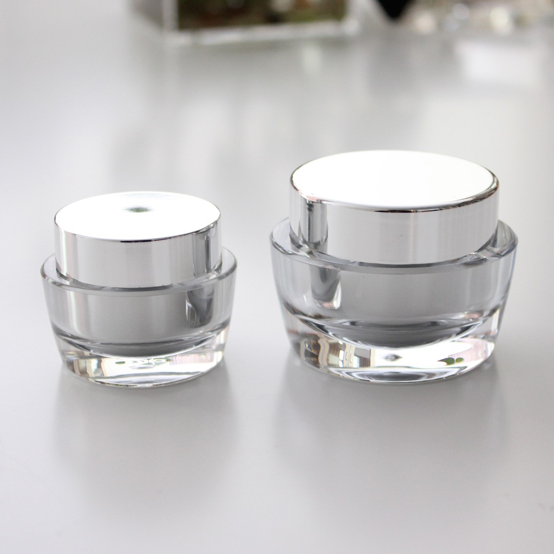 Luxury Factory Wholesale Airtight pe Plastic Cosmetic Packaging Set Jar