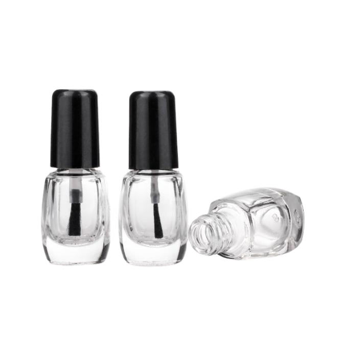 Luxury Fancy 5Ml 8Ml 10Ml 15Ml Unique Round Square Rectangle Empty Nail Polish Glass Bottle Packing With Brush