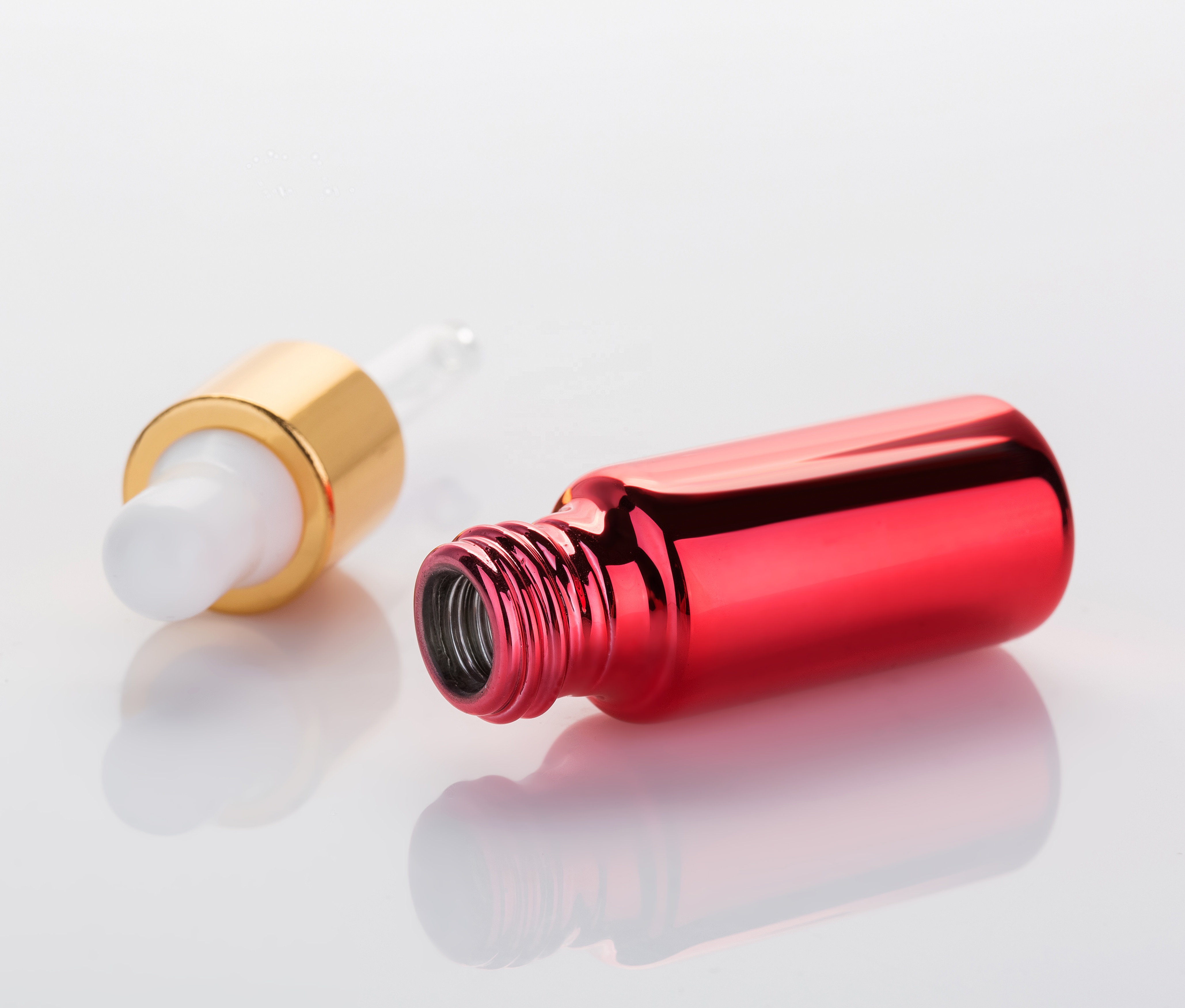 Luxury Fancy 5ml 10ml UV Color Glass Dropper Bottle Essential Oil Glass Bottles