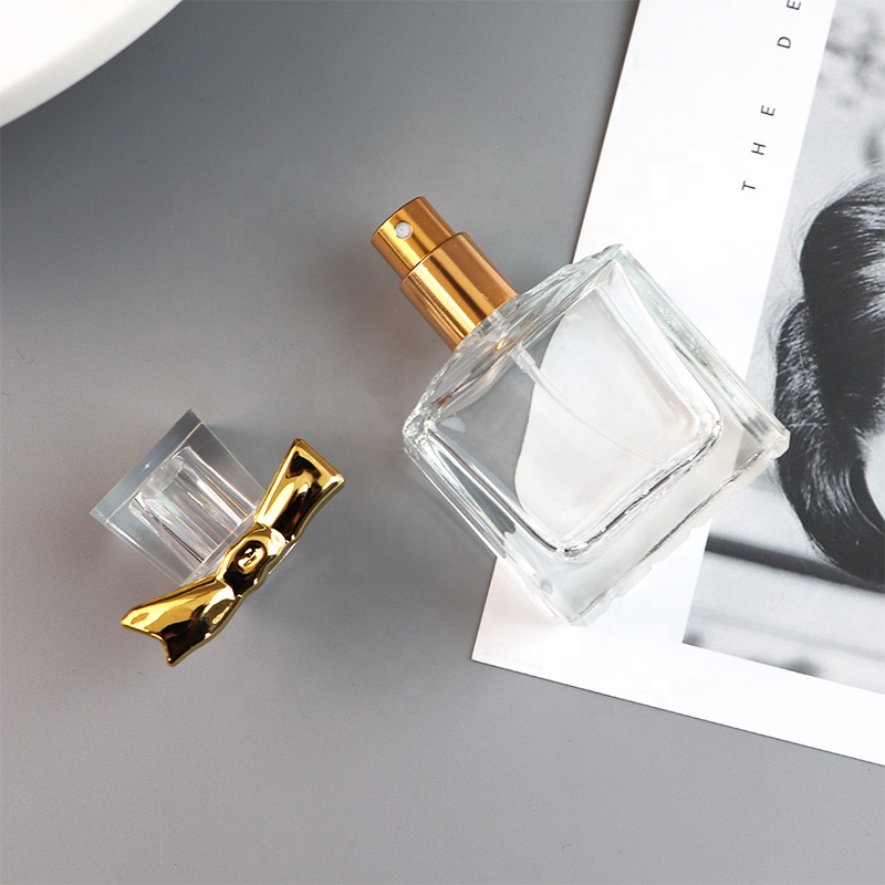 Luxury Flower Custom Logo Perfume Glass Bottle 30ml Fragrance For Women