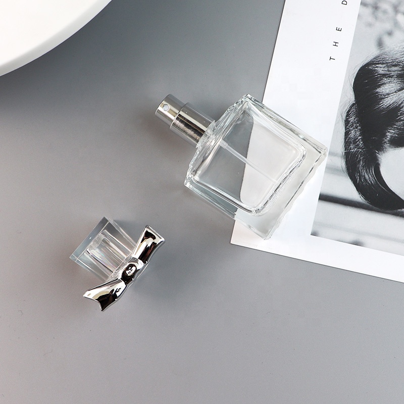 Luxury Flower Custom Logo Perfume Glass Bottle 30ml Fragrance For Women