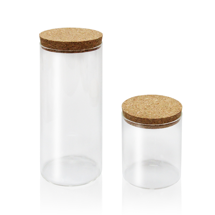 Luxury Food Wholesale Clear Storage Grade Packaging Sweet Glass Jar