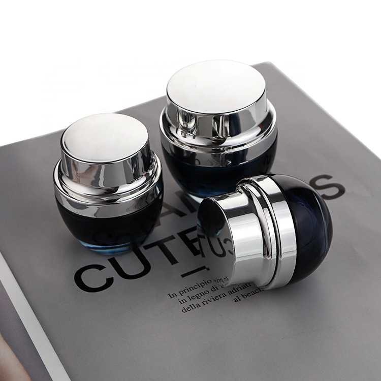 Luxury Glass 20ml 30ml 50ml 120ml Empty Cream Lotion Serum Cosmetic Jars And Bottles For Cosmetic Package