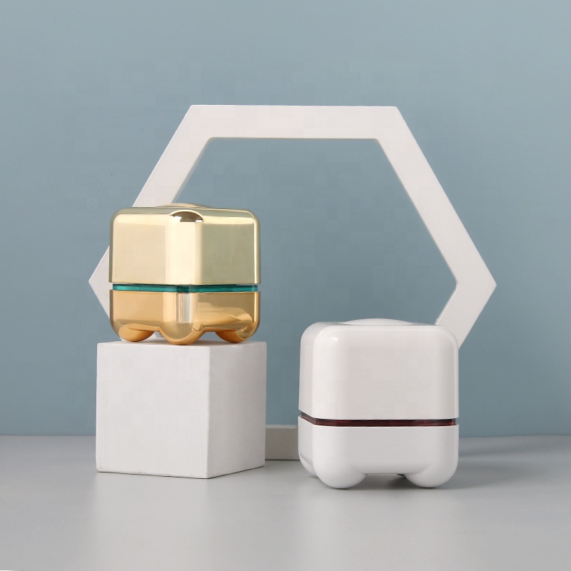 Luxury Gold Square Cream Jar 30g 50g Cosmetic Container