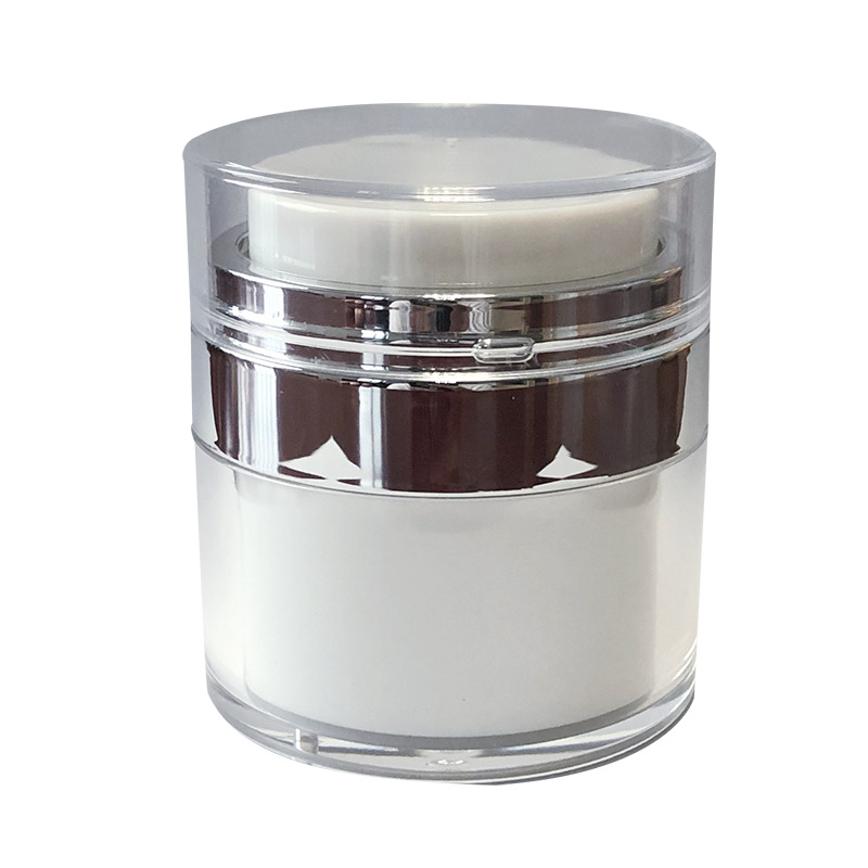 Luxury High Quality 50g Cosmetic Packing Acrylic Cream Jar with Pump Cover