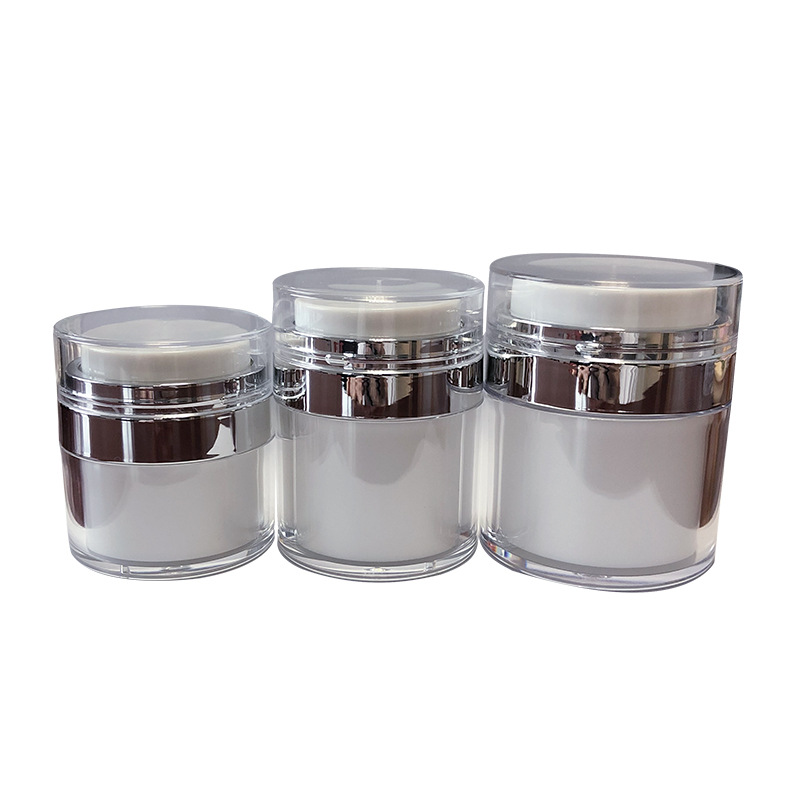 Luxury High Quality 50g Cosmetic Packing Acrylic Cream Jar with Pump Cover
