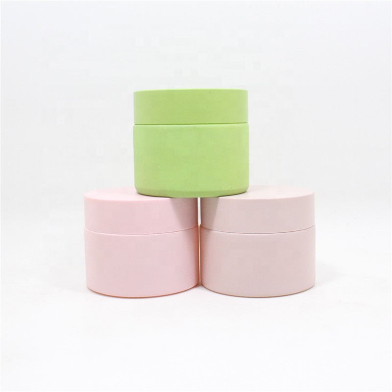 Luxury Hot Sell Custom High Quality Cream ceramics Jars For Cosmetics pink green
