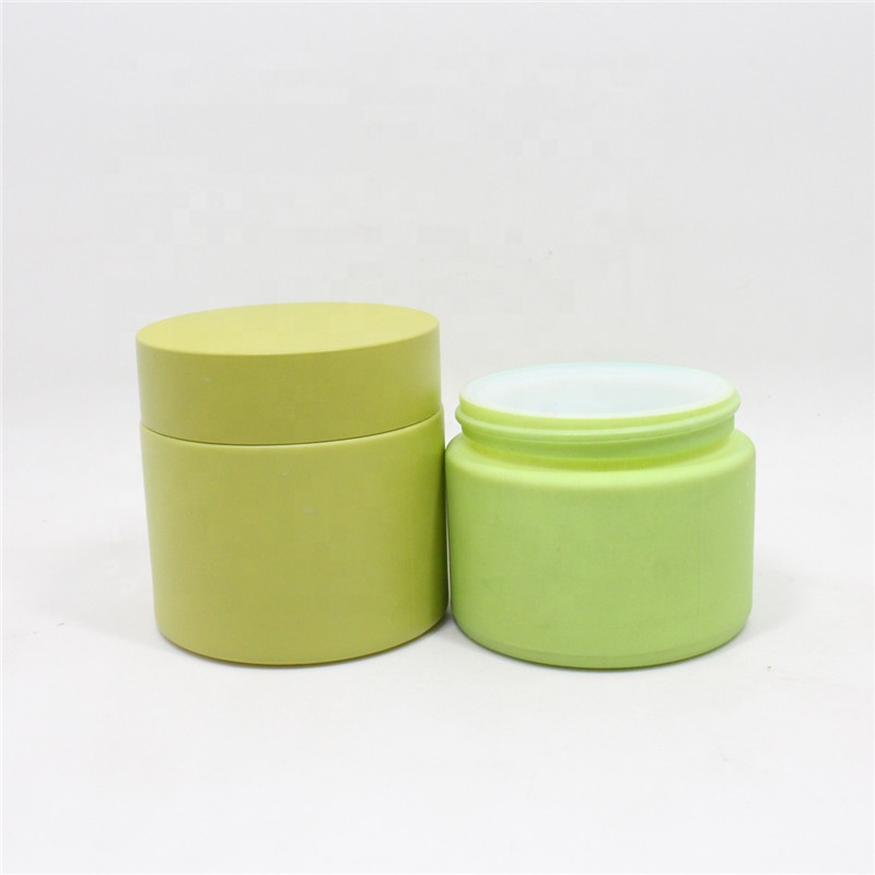 Luxury Hot Sell Custom High Quality Cream ceramics Jars For Cosmetics pink green
