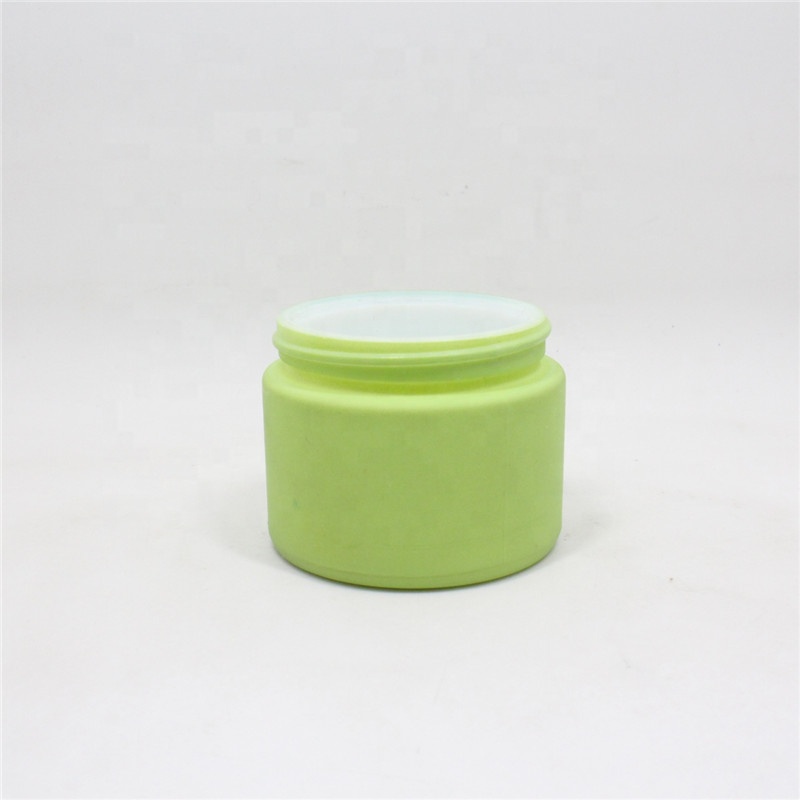 Luxury Hot Sell Custom High Quality Cream ceramics Jars For Cosmetics pink green