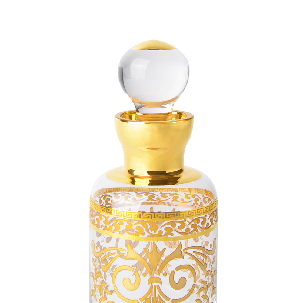 Luxury Lead Free Handmade Perfume Dispenser and Arabic Perfume Bottle with Germany Real Gold and Fancy Perfume Bottle