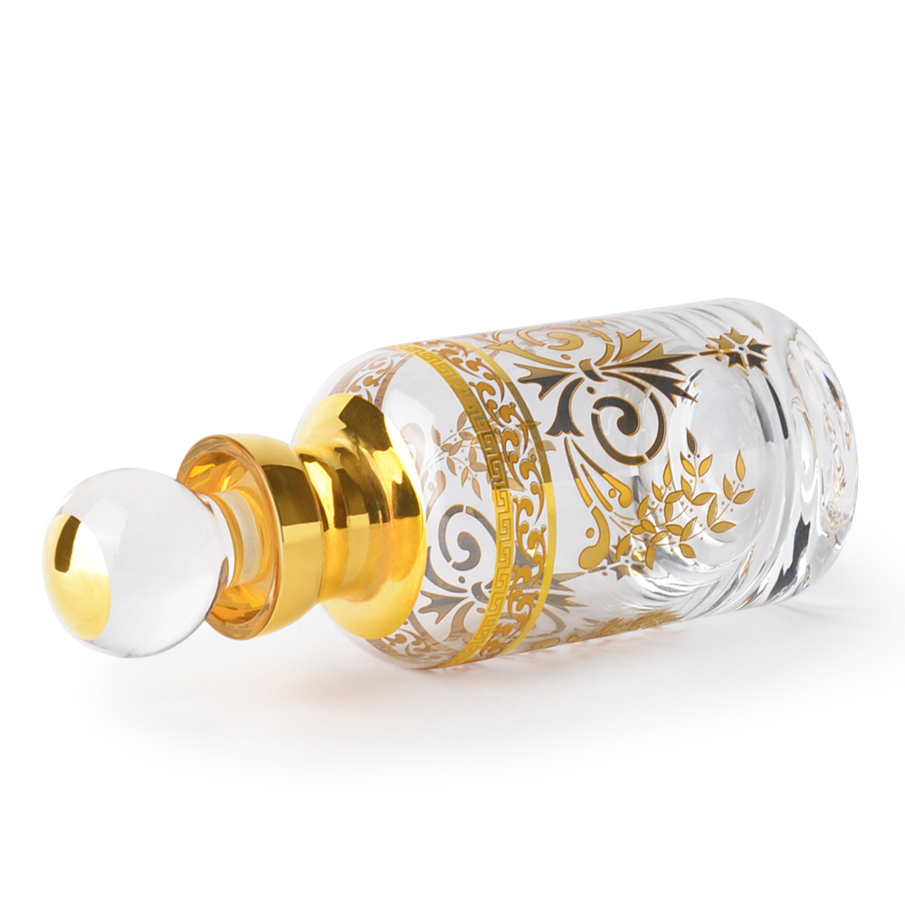 Luxury Lead Free Handmade Perfume Dispenser and Arabic Perfume Bottle with Germany Real Gold and Fancy Perfume Bottle