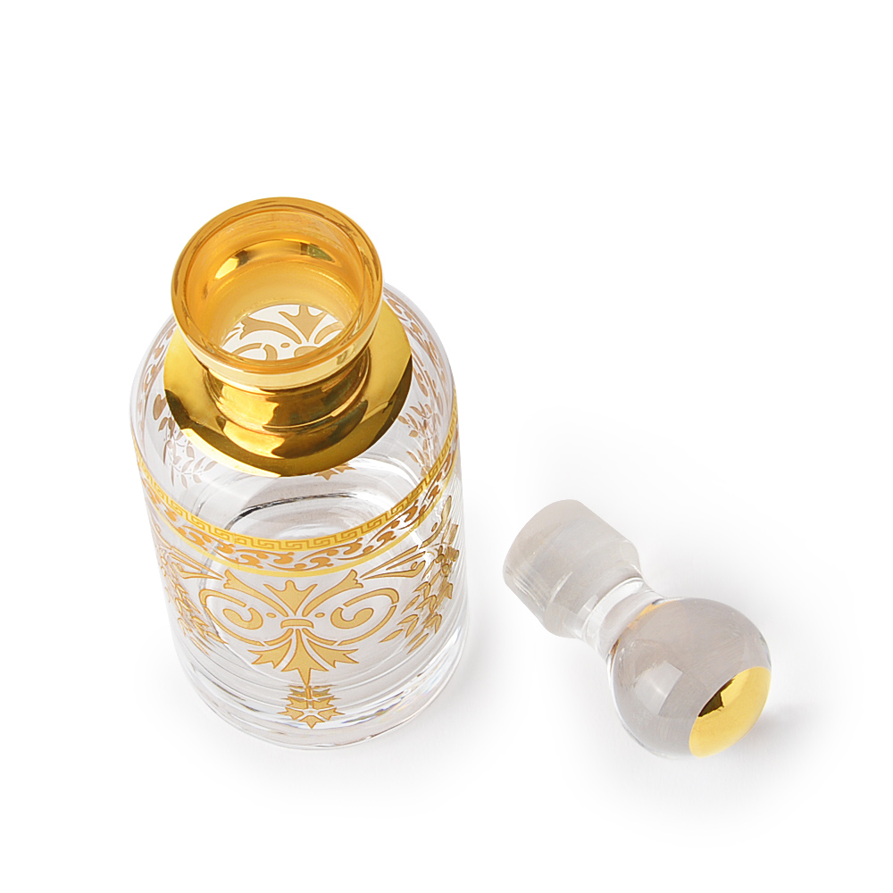 Luxury Lead Free Handmade Perfume Dispenser and Arabic Perfume Bottle with Germany Real Gold and Fancy Perfume Bottle