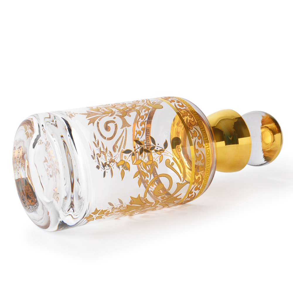 Luxury Lead Free Handmade Perfume Dispenser and Arabic Perfume Bottle with Germany Real Gold and Fancy Perfume Bottle