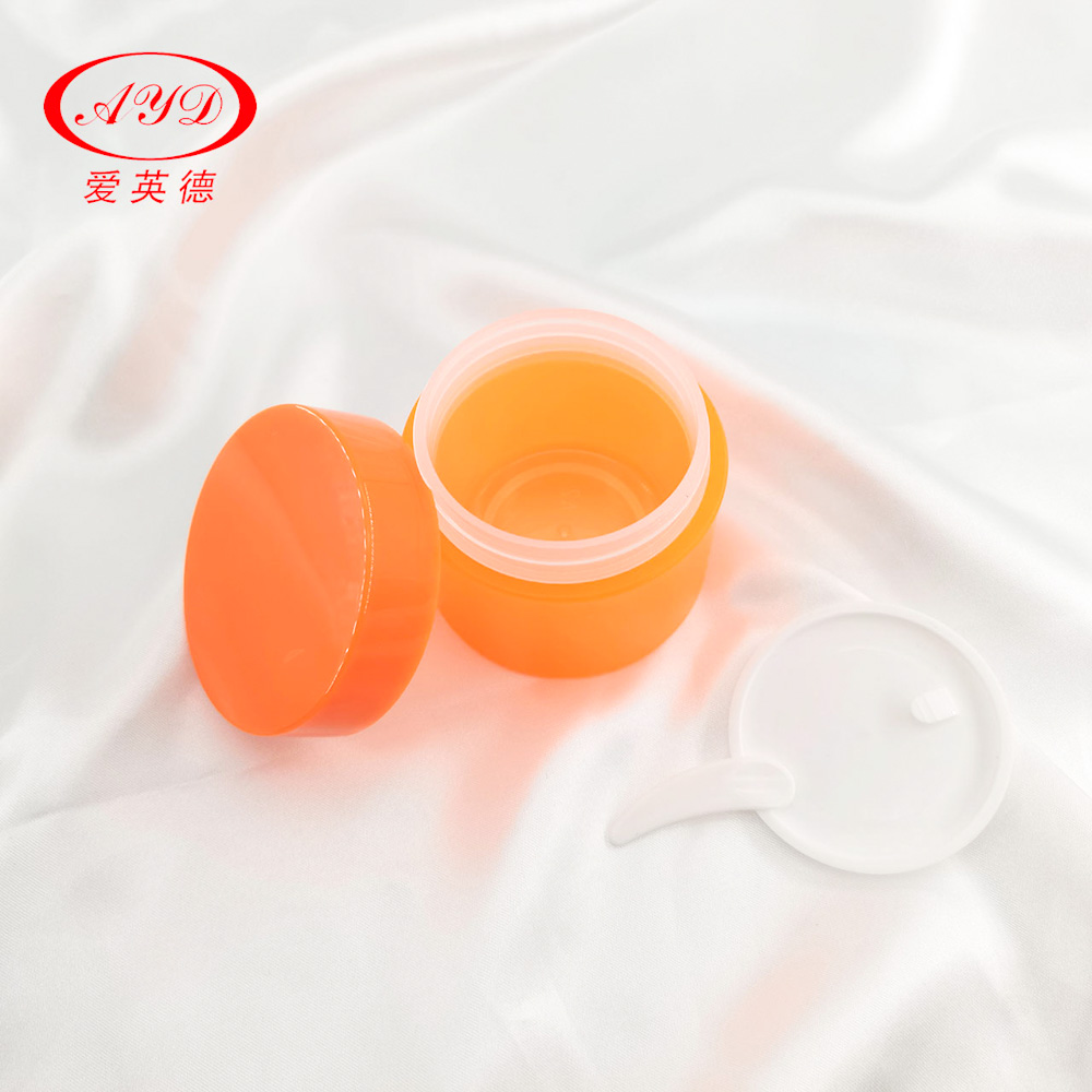 Luxury Matte Golden White 50ml PP Plastic Jar Used For Lotion/Cream 30g 50g PP Cream Jar For Cosmetics