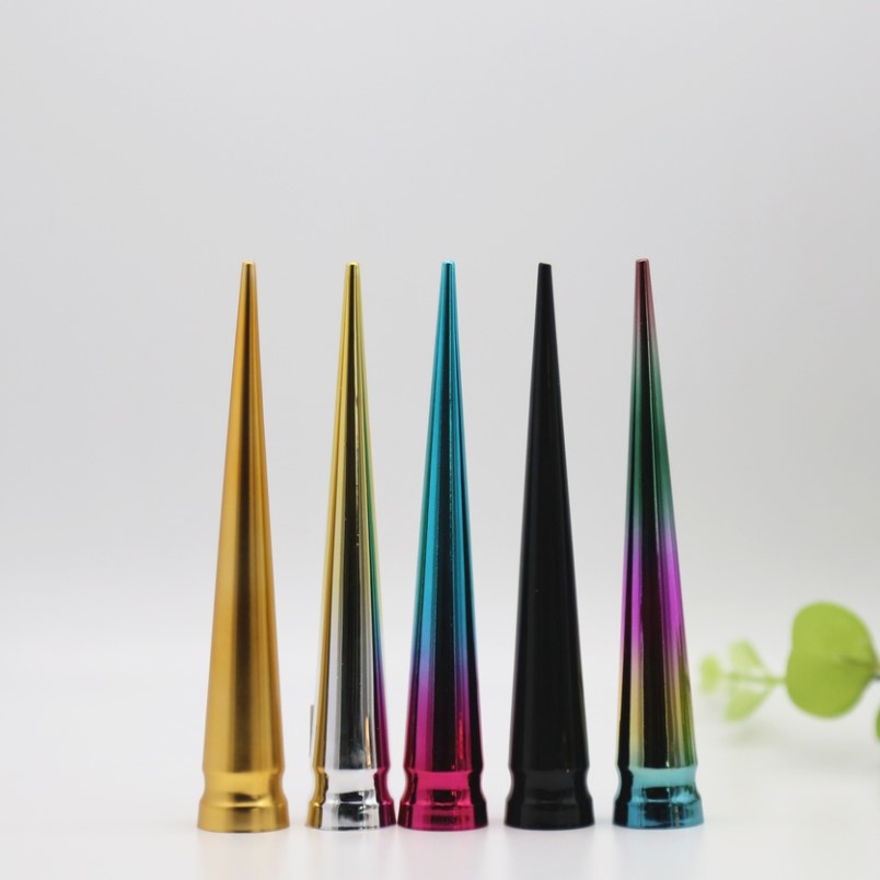 Luxury Metallic Nail Polish Bottle Pointed Lid Glass Personal Care Cap with Brush Reply Whithin 12 Hours HYENPB-349 Painting