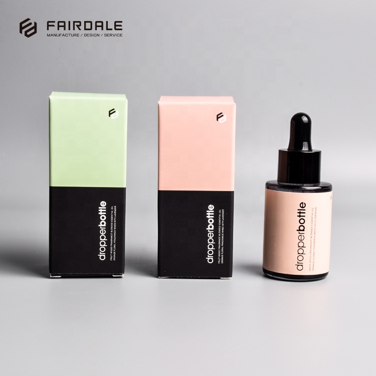 Luxury Mini Amber 30 Ml Glass Dropper Bottle Essential Oil Bottle