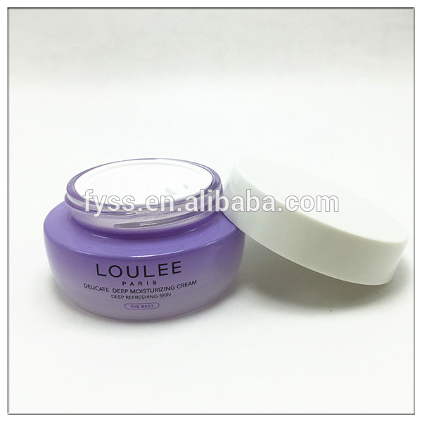 Luxury Packaging empty cosmetic sets facial glass cream jar