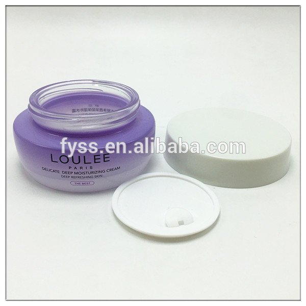 Luxury Packaging empty cosmetic sets facial glass cream jar