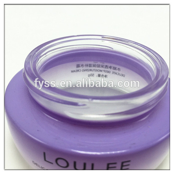 Luxury Packaging empty cosmetic sets facial glass cream jar