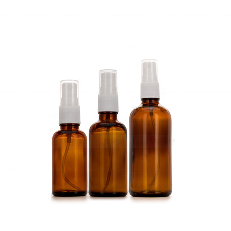 Luxury Parfum oil packaging Atomizer 5ml 10ml 15ml 20ml 30ml 50ml 100ml amber Glass Perfume spray Bottle