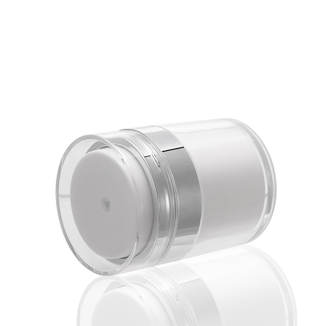 Luxury Personal Care Cream Acrylic Material Cosmetic Containers and Packaging Airless Jar