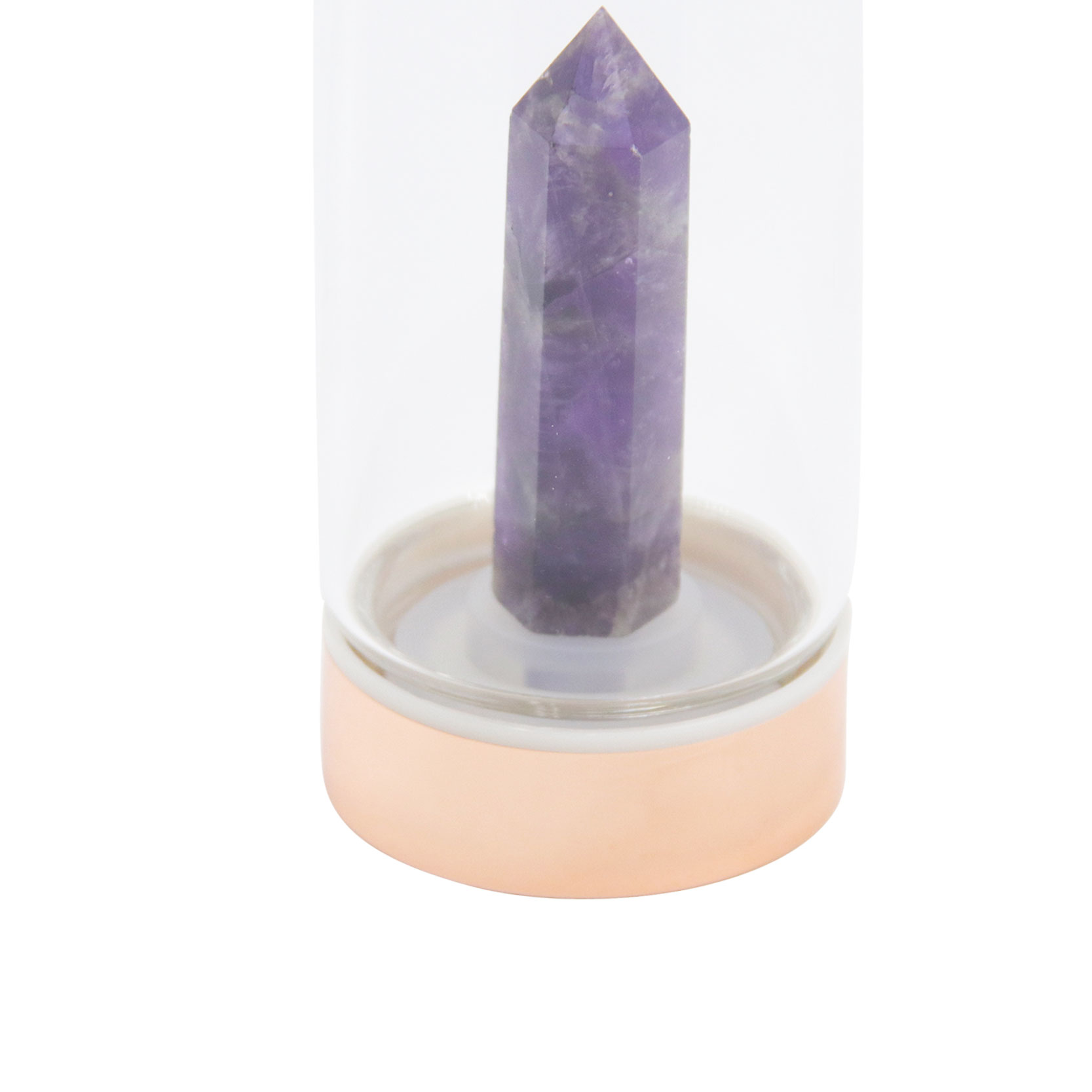 Luxury Private Label Eco Chakra Crystal Gemstone Water Bottle
