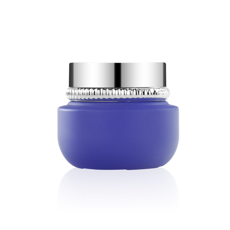Luxury Purple Cream Jar Cosmetics Container Empty Body Cream Jars For Cream Cosmetics