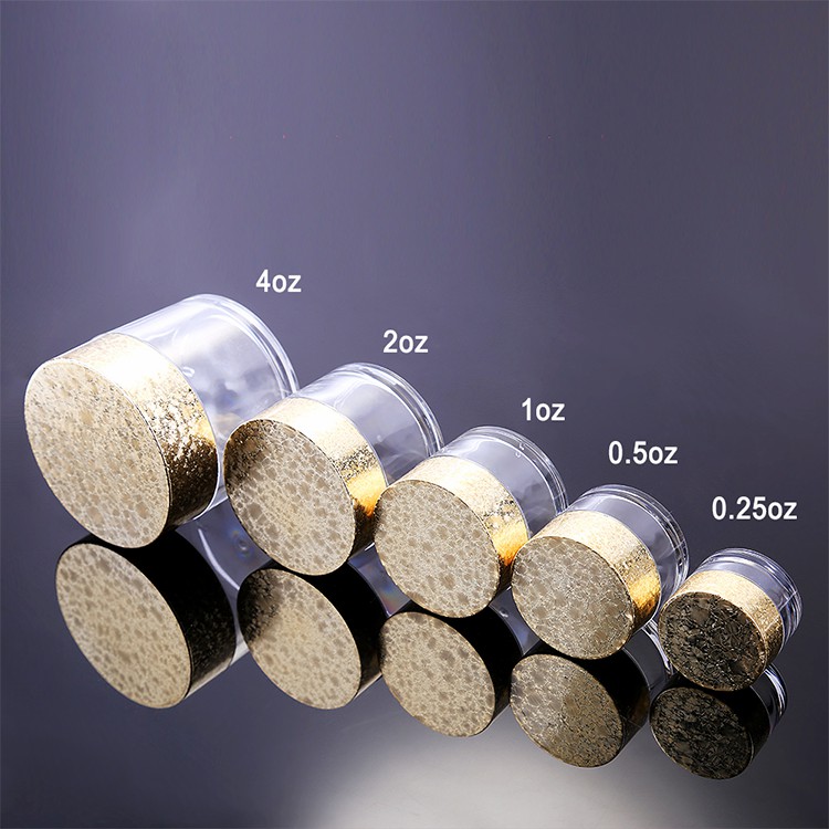 Luxury Quality 0.5Oz Empty Makeup Acrylic Powder Container For Make-Up Cream
