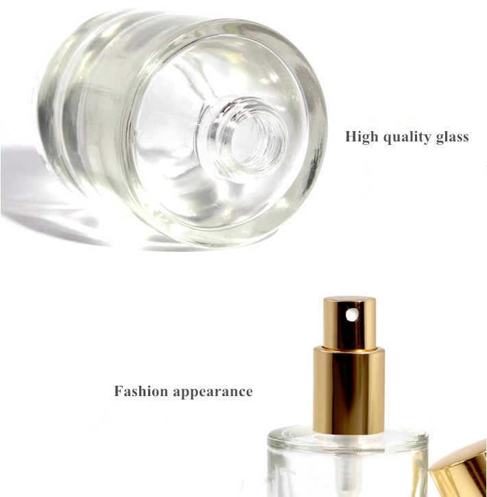 Luxury Rectangular Wholesale Luxury 15ml 30ml 100ml Clear Empty Square Shaped Glass Spray Perfume Bottle