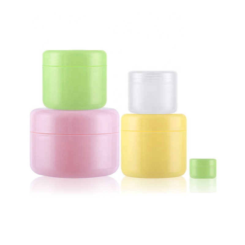 Luxury Round 30g 50g 100g 120g PP Plastic Cosmetic Jar for Skin Care Cream