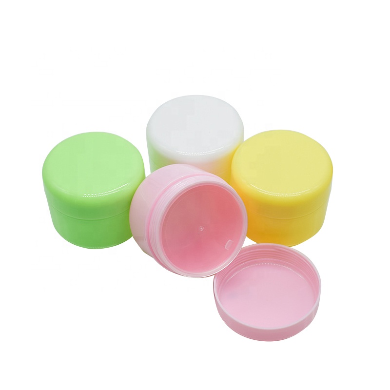 Luxury Round 30g 50g 100g 120g PP Plastic Cosmetic Jar for Skin Care Cream