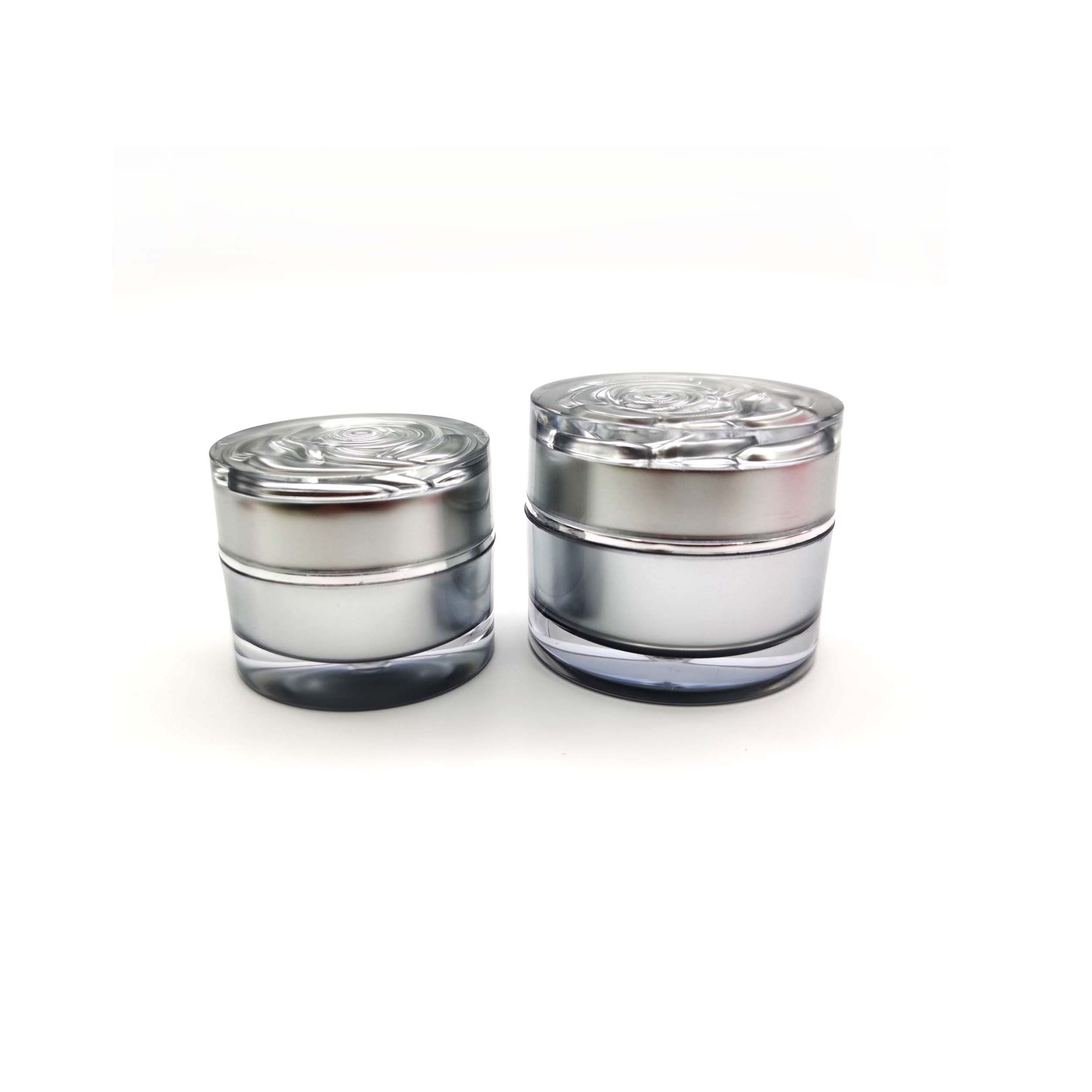 Luxury Skin Care Containers 8oz Cosmetic Jars and Bottles Set